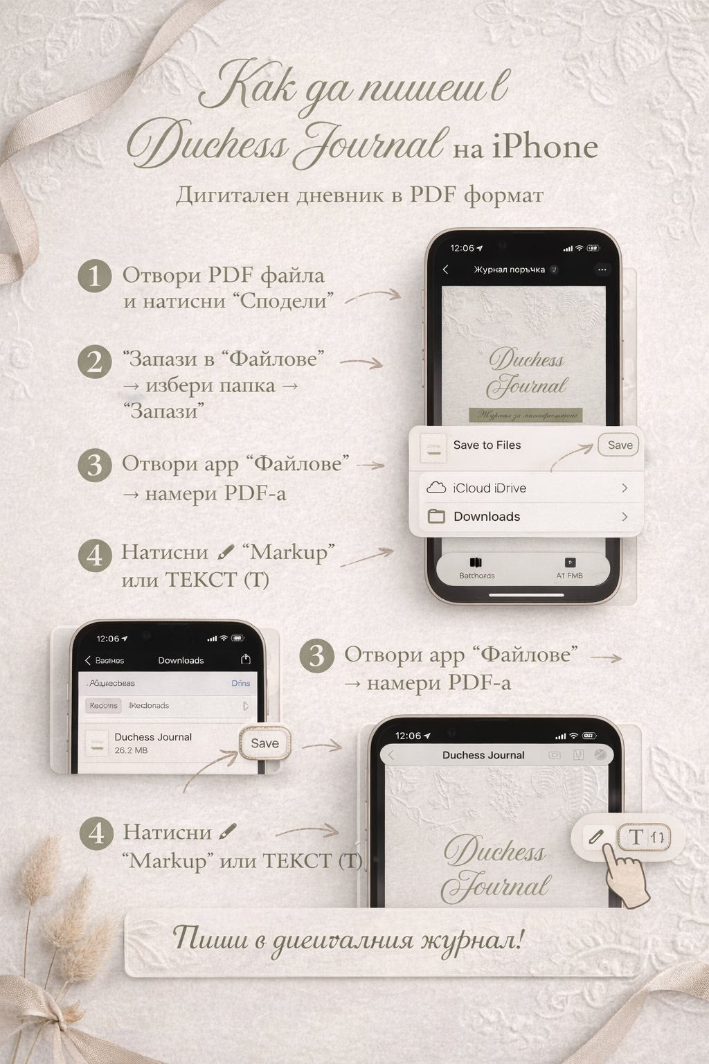 Duchess Journal - Дигитален дневник за манифестиране