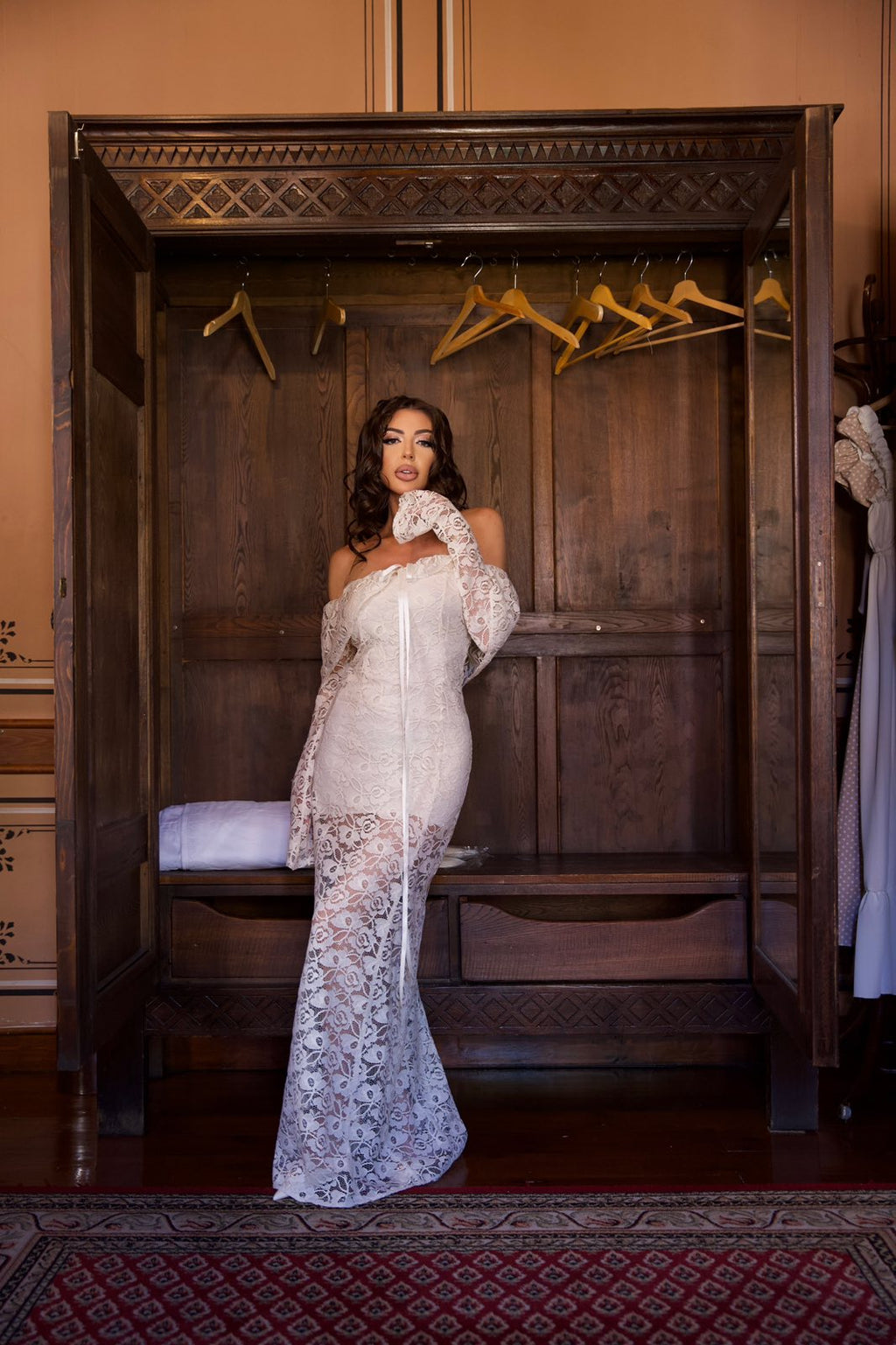 Mon Amour Lace Gown Dress