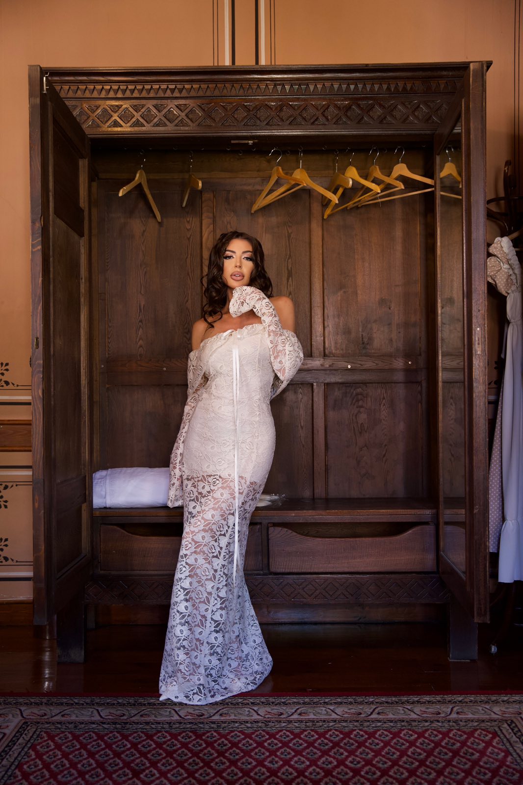 Mon Amour Lace Gown Dress