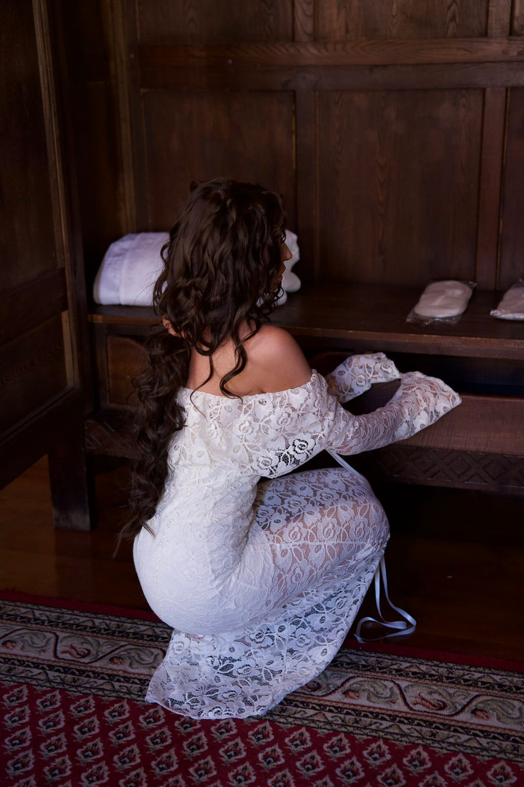 Mon Amour Lace Gown Dress